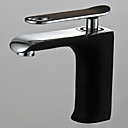 Painting Finish Black Color Brass Bathroom Sink Faucet