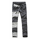 Suaves del color del contraste Pantalones Deportivos Hombres