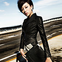 SOPHY  Stand Irregular Hem Beads Classic Short Jacket