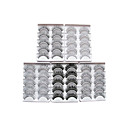 25 Pairs Black False Eyelashes Mixes Style