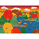 Printed Art Cartoon Animal Deer Lake by Mark Frost
