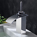 Hedendaagse Water Fall RVS badkamer wastafel kraan (verchroomd)