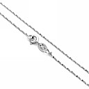 Shiny 925 Sterling Silver Seeds Chain Necklace