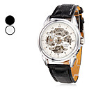Herren Armbanduhr Stil Mechanische Analog PU Hohle Watch (verschiedene Farben)