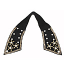 Women's Twin Lines Diamond Lace Detachable Collar