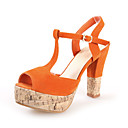 Suede Chunky Sandali con tacco partito / sera scarpe congiunte Spalato (altri colori)