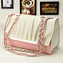 Women's Contrast Color Chain Shoulder Bag