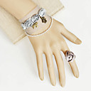 Handmade Fairy Light Gray Lace Princess Lolita Bracelet