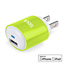 Mini USB Travel Charger VT0009 mit iPhone 4 Kabel 1,2 m für iPhone, iPad und vieles mehr (MFi Lizenz, US-Stecker)