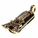 Eiffelturm Shaped Metal Material USB Stick 32G (Orange)