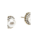 Elegantes Pendientes de perlas