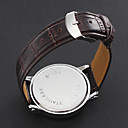 Mannen pols Style Analoge PU quartz horloge (verschillende kleuren)