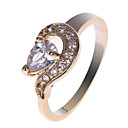 Charming Copper Alloy CZ Rings
