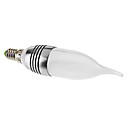 Dimmable E14 3W 180-210LM 3000-3500K Warm White Light LED Candle Bulb (220V)