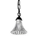 40W Luz Pingente minimalista com Vidro Floral baixo Sombra
