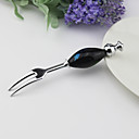Murano Art Deco Fruit Fork In Doos Cadeau met strik