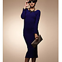 MLTS Backless Long Sleeve Split Ends Long dress