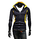 Man's Fashionable Double-Zipper Hoodie with Cap (Assorted Colors)