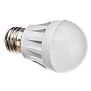 E27 5W 350-380LM 30x3014SMD 6000-6500K Natural White LED Kugel-Birne (220V)