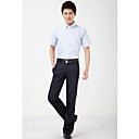 Men's Gray Dots Short Sleeve Cotton Shirt