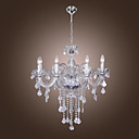 Lámpara Chandelier de Cristal con 8 Bombillas - UPSON