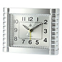 3 "Desktop Alarm Clock analogico (Argento, 1xAA)