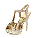 Fantastische Sequin naaldhak peep toe sandalen feest / avond schoenen (meer kleuren)