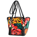 Colorful Floral Print Tote