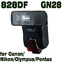 Emoblitz 828DF DIGITALE UNIVERSALE DIGITALE SLAVE FLASHGUN per Canon / Nikon / Pentax