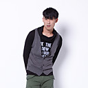 WEGO HARAJUKU nero Lettera T Shirt Stampa e Vest 2 set
