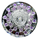 1W Contemporary Led Flush Mount DYC027 in Floral Crystal Design for Porch/Corridor/Aisle