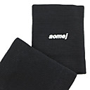Aomei 70% Polyester 20% de goma 10% Spandex muñequera elástica (2 PCS, Negro)