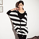 Vrouwen Stripe Dolman mouwen Truien