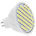 MR16 4W 60x3528 SMD 300-320LM 6000-6500K Natural White Light Bulb Spot LED (12V)