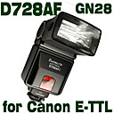 Emoblitz D728AFC AUTOFOCUS TTL DIGITAL FLASHGUN for Canon E-TTL II 450D 1000D 500D