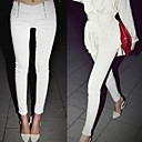 Women's High Waist Double Zip Skinny Pants