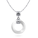 Beautiful Silver With Opal Necklace