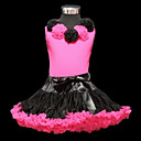 Nice Flowers Tops With Matching PettiDress Set Cotton/Tulle Flower Girl Dress