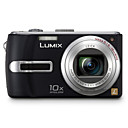 Panasonic Digital Camera Lumix DMC-TZ2 (black) + Free Gift(2GB SD Card+More)-Free Shipping