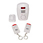 Independently Wireless Infrared Motion Detecting Alarm System with 2 x Remote Controls