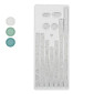 Shinny Stylish Decorative Full Body Button Sticker for iPhone 4S (Assorted Colors)