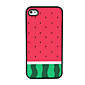 Watermelon Pattern Dull Polish Hard Case for iPhone 4 and 4S (Multi-Color)