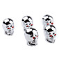 chrome crâne de style bouchons de valve de pneu de voiture - argent (5-pack)