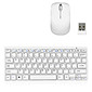 Ultra-Thin 2.4G Wireless 78-Key QWERTY tastatur og mus Kit med Keyboard Cover