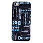 Letters Pattern Hard Case for iPhone 5