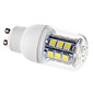 GU10 3.5W 27x5050SMD 300-330LM 6000-6500K Bianco Naturale Lampadina cereale LED Light con coperchio (110/220V)